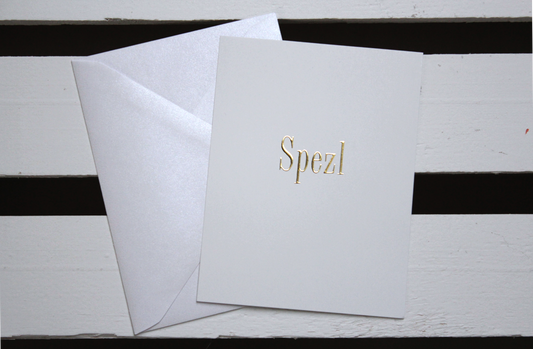 Mundartkarte "Spezl"