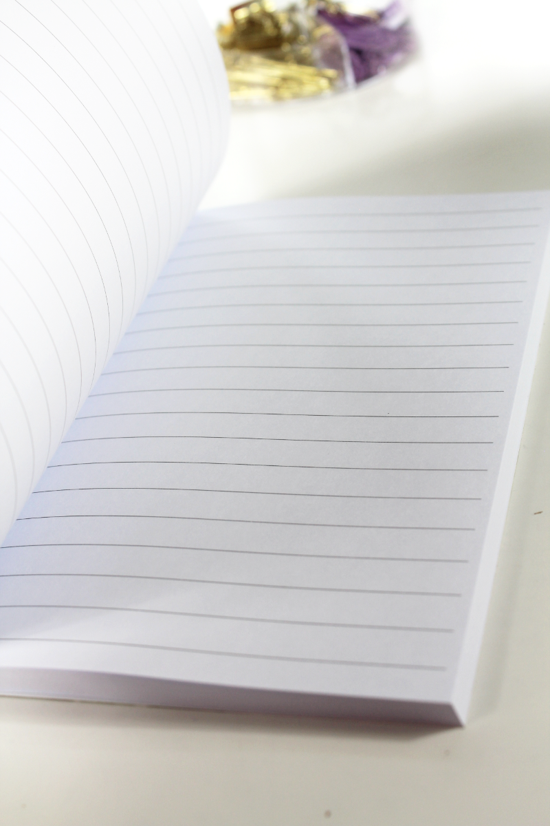 Notizbuch-Set Grün Floral – mit Bleistift & Einleger
