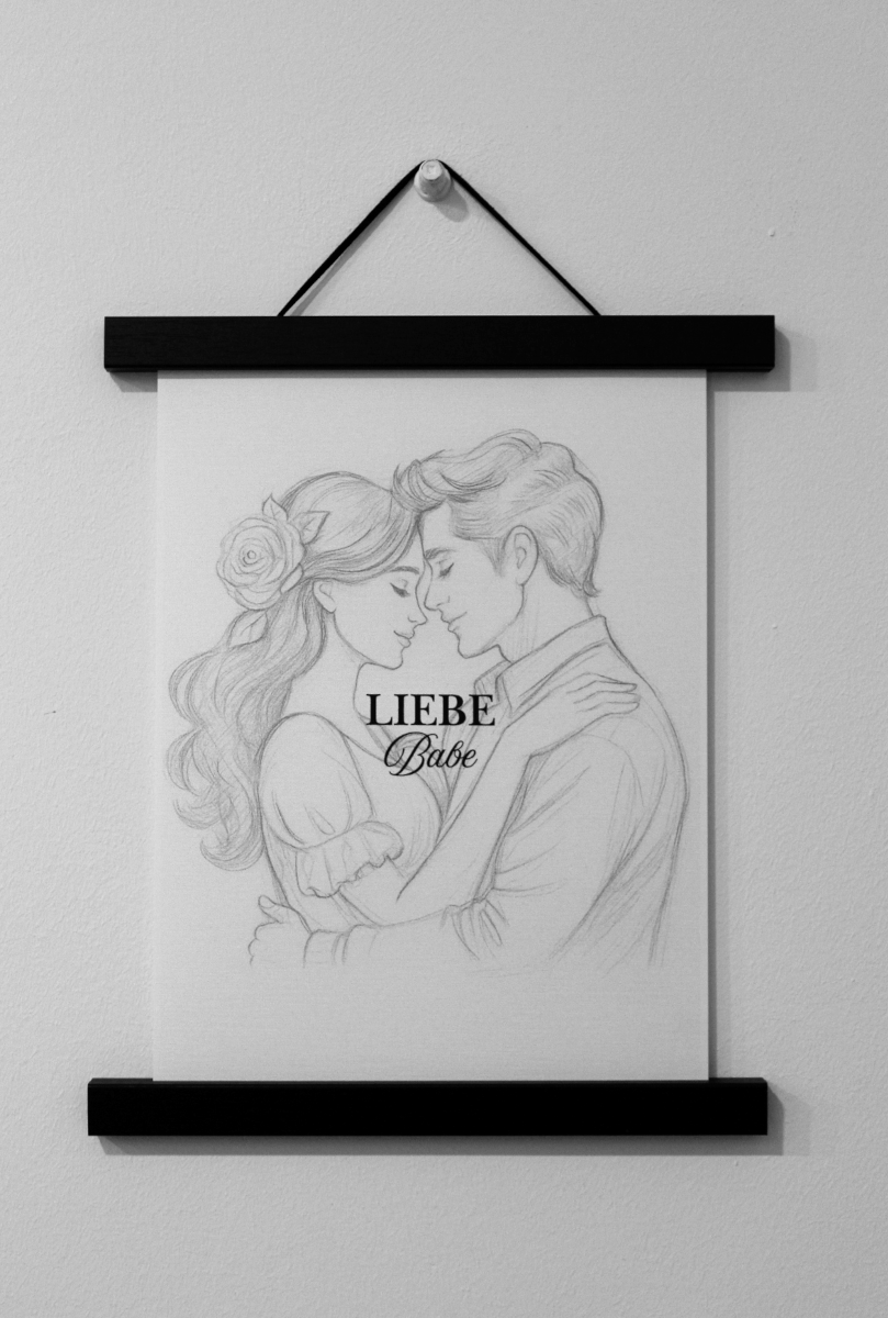 Liebes Print "in deiner Nähe"