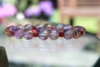 Handmade - Perlenarmband "Crushglow"