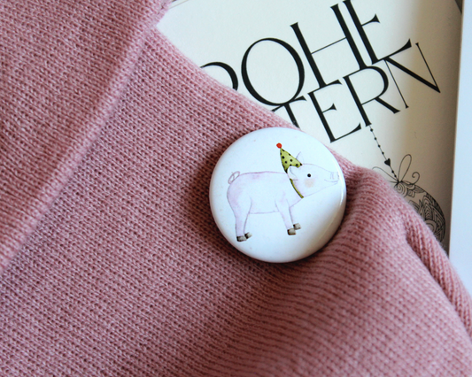 Button "Partyschwein"