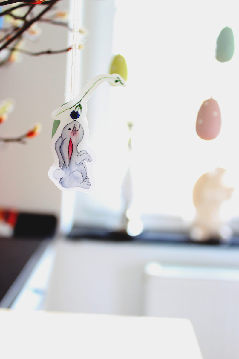Osterhase "Vergissmeinnicht"