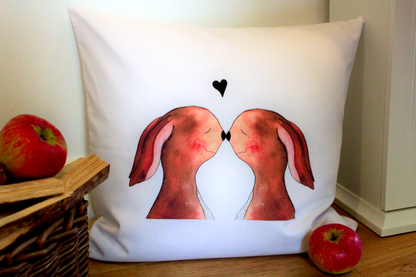 Kissen, Kuschelkissen, Königsknöpfe, individuell, Kinder, Schule, Selbstgemacht, Geschenke, 