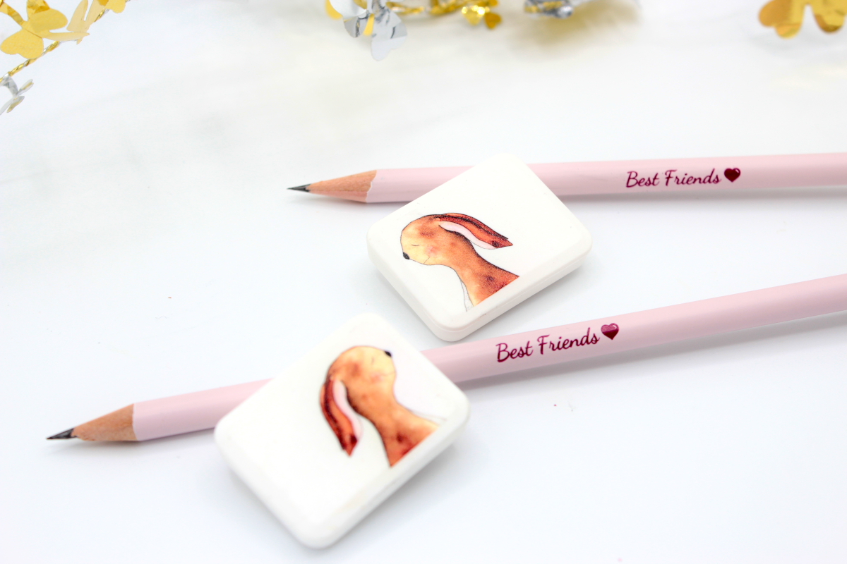 Stift, Krone, Onlineshop, Königsknöpfe, Bleistift, für Groß und Klein, Onlineshop, Kinder, Papeterie, Illustration, individuell