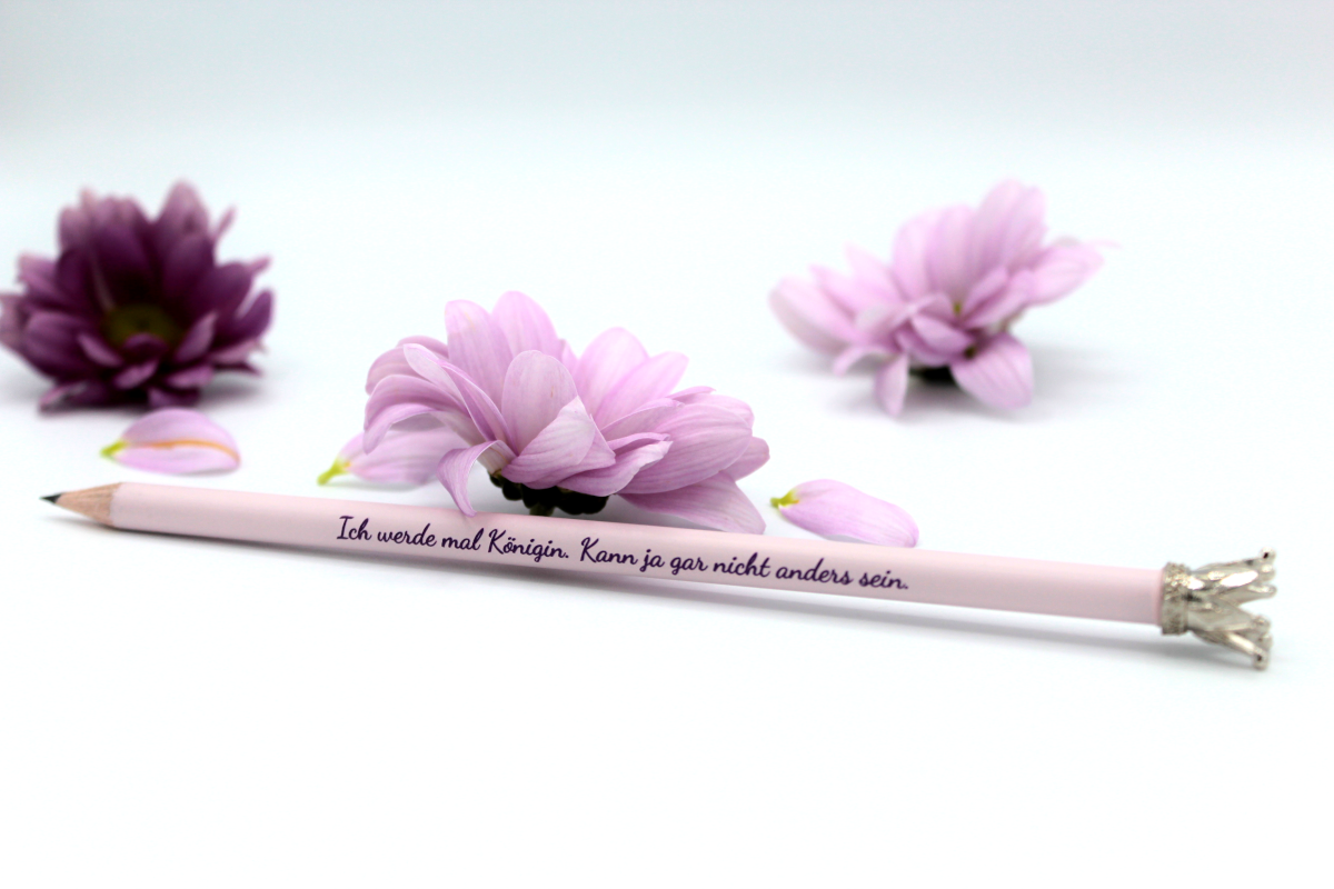 Stift, Krone, Onlineshop, Königsknöpfe, Bleistift, für Groß und Klein, Onlineshop, Kinder, Papeterie, Illustration, individuell