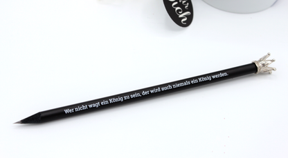 Stift, Krone, Onlineshop, Königsknöpfe, Bleistift, für Groß und Klein, Onlineshop, Kinder, Papeterie, Illustration, individuell